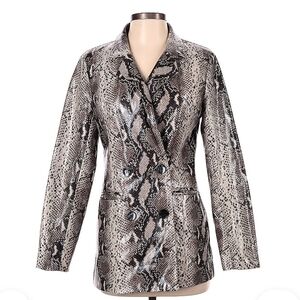 Snakeskin Print Women's Jacket